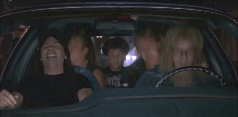Giphy How we picture the students in the bus.